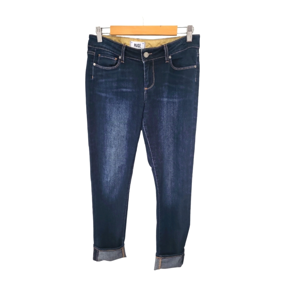 PAIGE Skyline Ankle Cuffed Low Rise Jeans Size 29